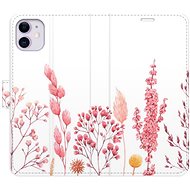 iSaprio flip case Pink Flowers 03 for iPhone 11 - Phone Cover