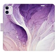 iSaprio flip case Purple Paint for iPhone 11 - Phone Cover