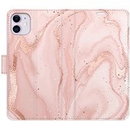 iSaprio flip pouzdro RoseGold Marble pro iPhone 11 - Phone Cover
