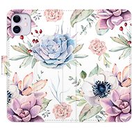 iSaprio flip pouzdro Succulents Pattern pro iPhone 11 - Phone Cover