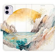 iSaprio flip pouzdro Winter in the Mountains pro iPhone 11 - Phone Cover