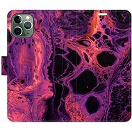 iSaprio flip pouzdro Abstract Dark 02 pro iPhone 11 Pro - Phone Cover