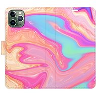 iSaprio flip pouzdro Abstract Paint 07 pro iPhone 11 Pro - Phone Cover