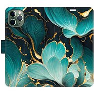 iSaprio flip case Blue Flowers 02 for iPhone 11 Pro - Phone Cover
