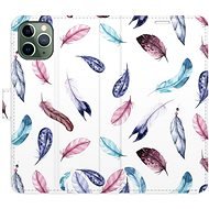 iSaprio flip pouzdro Colorful Feathers pro iPhone 11 Pro - Phone Cover