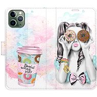 iSaprio flip case Donut Worry Girl for iPhone 11 Pro - Phone Cover