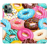 iSaprio flip pouzdro Donuts Pattern 02 pro iPhone 11 Pro - Phone Cover