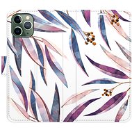 iSaprio flip pouzdro Ornamental Leaves pro iPhone 11 Pro - Phone Cover