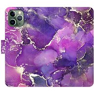 iSaprio flip pouzdro Purple Marble pro iPhone 11 Pro - Phone Cover
