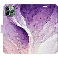 iSaprio flip pouzdro Purple Paint pro iPhone 11 Pro - Phone Cover