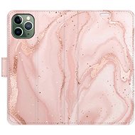 iSaprio flip pouzdro RoseGold Marble pro iPhone 11 Pro - Phone Cover