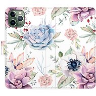 iSaprio Succulents Pattern flip case for iPhone 11 Pro - Phone Cover