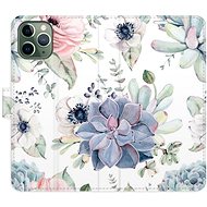 iSaprio flip pouzdro Succulents pro iPhone 11 Pro - Phone Cover