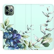 iSaprio flip case Blue Flowers for iPhone 11 Pro - Phone Cover