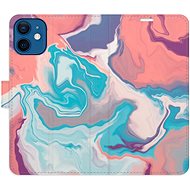 iSaprio flip pouzdro Abstract Paint 06 pro iPhone 12 mini - Phone Cover