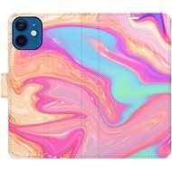 iSaprio flip case Abstract Paint 07 for iPhone 12 mini - Phone Cover