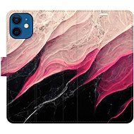 iSaprio flip pouzdro BlackPink Marble pro iPhone 12 mini - Phone Cover