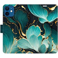 iSaprio flip pouzdro Blue Flowers 02 pro iPhone 12 mini - Phone Cover
