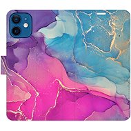 iSaprio flip pouzdro Colour Marble 02 pro iPhone 12 mini - Phone Cover