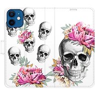 iSaprio flip pouzdro Crazy Skull pro iPhone 12 mini - Phone Cover