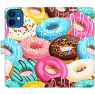 iSaprio flip pouzdro Donuts Pattern 02 pro iPhone 12 mini - Phone Cover