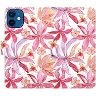 iSaprio flip pouzdro Flower Pattern 10 pro iPhone 12 mini - Phone Cover