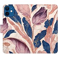 iSaprio flip pouzdro Old Leaves 02 pro iPhone 12 mini - Phone Cover