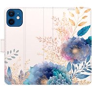 iSaprio flip pouzdro Ornamental Flowers 03 pro iPhone 12 mini - Phone Cover