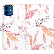 iSaprio flip pouzdro Ornamental Flowers pro iPhone 12 mini - Phone Cover