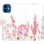 iSaprio flip pouzdro Pink Flowers 03 pro iPhone 12 mini - Phone Cover