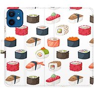 iSaprio flip pouzdro Sushi Pattern 02 pro iPhone 12 mini - Phone Cover