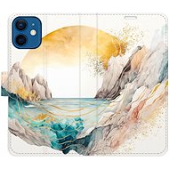 iSaprio flip pouzdro Winter in the Mountains pro iPhone 12 mini - Phone Cover