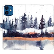 iSaprio flip pouzdro Winter 02 pro iPhone 12 mini - Phone Cover