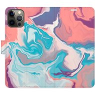 iSaprio flip pouzdro Abstract Paint 06 pro iPhone 12/12 Pro - Phone Cover