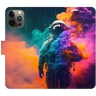 iSaprio flip pouzdro Astronaut in Colours 02 pro iPhone 12/12 Pro - Phone Cover