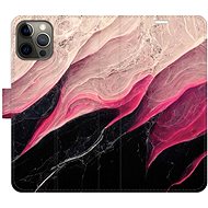 iSaprio flip pouzdro BlackPink Marble pro iPhone 12/12 Pro - Phone Cover
