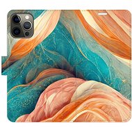 iSaprio flip pouzdro Blue and Orange pro iPhone 12/12 Pro - Phone Cover