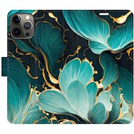 iSaprio flip case Blue Flowers 02 for iPhone 12/12 Pro - Phone Cover