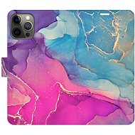 iSaprio flip pouzdro Colour Marble 02 pro iPhone 12/12 Pro - Phone Cover