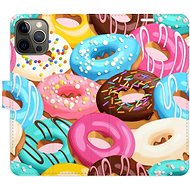 iSaprio flip pouzdro Donuts Pattern 02 pro iPhone 12/12 Pro - Phone Cover