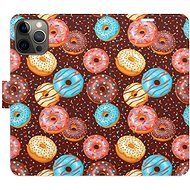 iSaprio flip pouzdro Donuts Pattern pro iPhone 12/12 Pro - Phone Cover