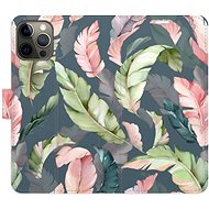 iSaprio flip pouzdro Flower Pattern 09 pro iPhone 12/12 Pro - Phone Cover