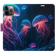 iSaprio flip pouzdro Jellyfish pro iPhone 12/12 Pro - Phone Cover