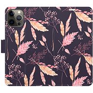 iSaprio flip case Ornamental Flowers 02 for iPhone 12/12 Pro - Phone Cover