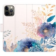 iSaprio flip case Ornamental Flowers 03 for iPhone 12/12 Pro - Phone Cover