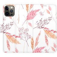 iSaprio flip pouzdro Ornamental Flowers pro iPhone 12/12 Pro - Phone Cover