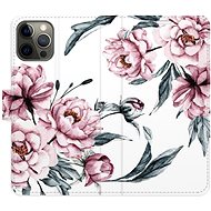iSaprio flip pouzdro Pink Flowers pro iPhone 12/12 Pro - Phone Cover