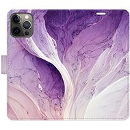 iSaprio flip case Purple Paint for iPhone 12/12 Pro - Phone Cover