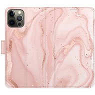 iSaprio flip case RoseGold Marble for iPhone 12/12 Pro - Phone Cover