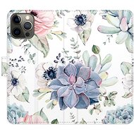 iSaprio flip pouzdro Succulents pro iPhone 12/12 Pro - Phone Cover